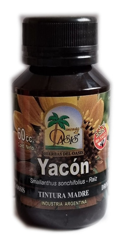 Tintura Madre De Yacon Oasis 60cc