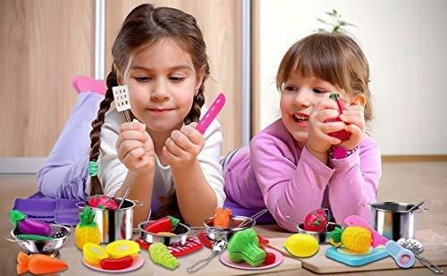 Juego De Juegos De Cocina Para Niños, Juego De Ollas Y...