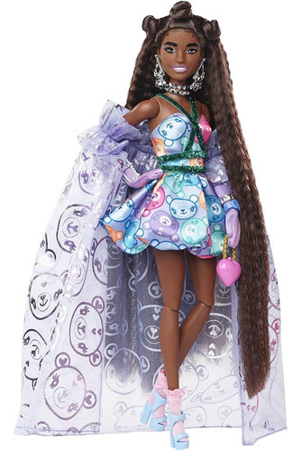 Boneca Barbie Extra Fancy Fashion com acessórios Mattel