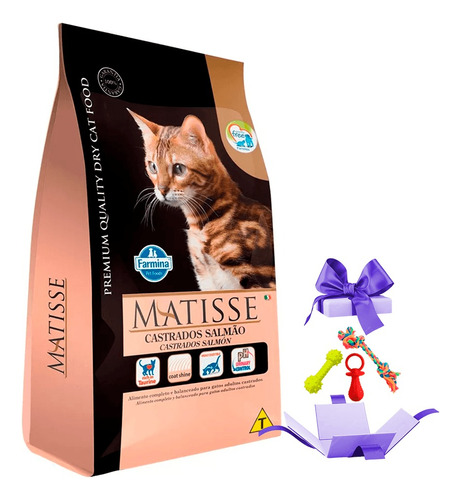 Comida Para Gato Adulto Castrado Matisse Salmon 7.5 Kg