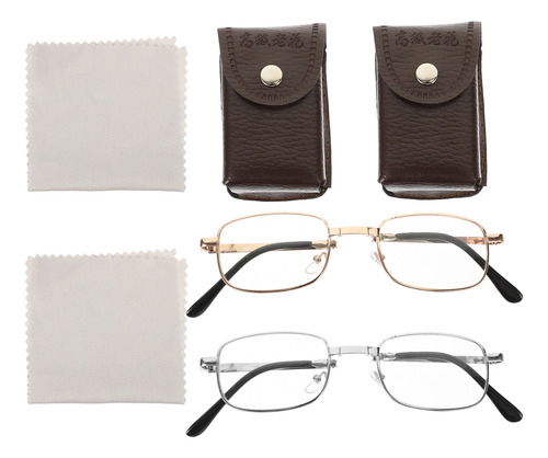 Los 2 Juegos De Gafas De Lectura Plegables Para Computadora