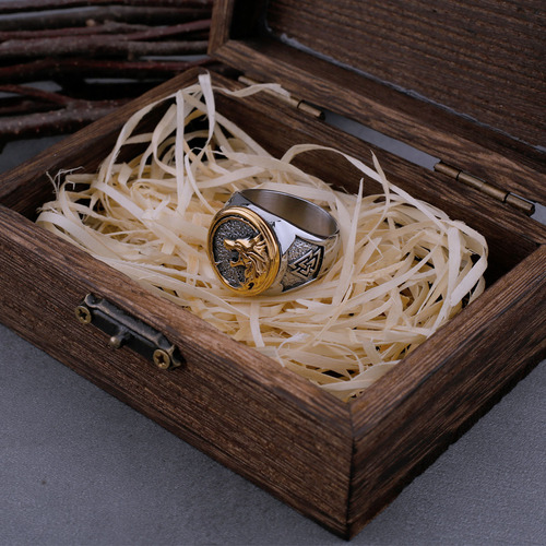 Anillo De Hip Hop De Acero Inoxidable Con Forma De Cabeza De