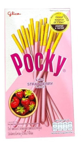 Pocky - Palitos Cubierto De Frutilla. Origen Tailandia