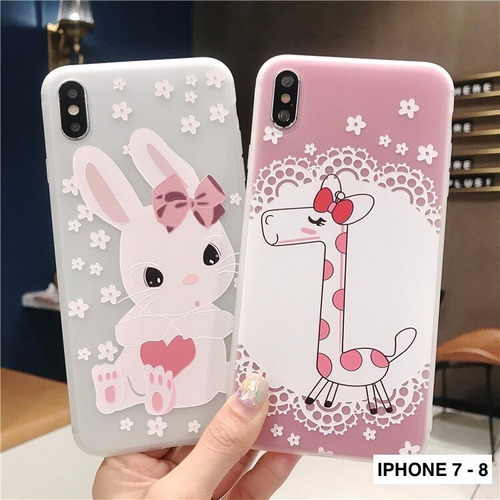 Funda Cover Case Transparente Diseños iPhone 7 - 8