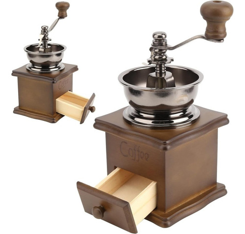Molinillo De Café Molinillo Manual Coffee Grinder Molino Marrón
