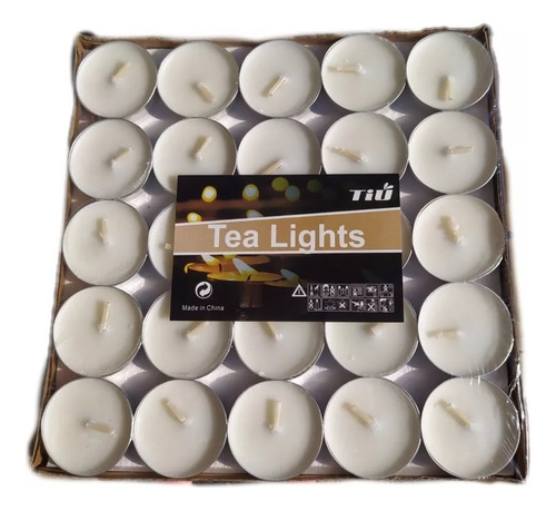 Velas Flotantes Tealight Set De 50 Unidades