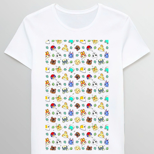 Remera Animal Crossing Pattern 51156467