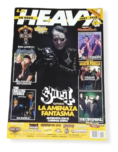 Revista La Heavy N° 404, Completa, Rock Heavy Metal