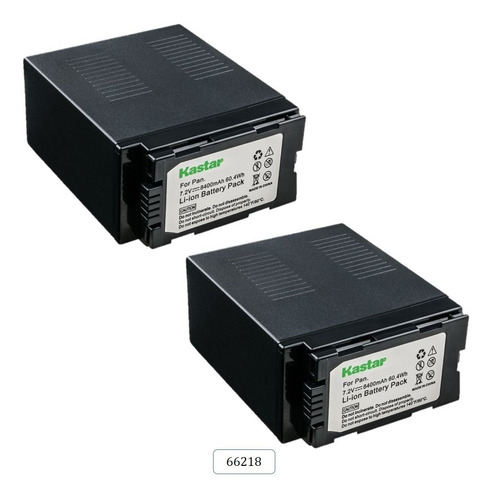 (2) Baterias Mod. 66218 Para Panas0nic Nv-mx1000