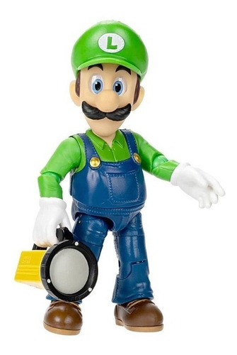 Figura Super Mario Bros La Pelicula Jakks Pacific-luigi