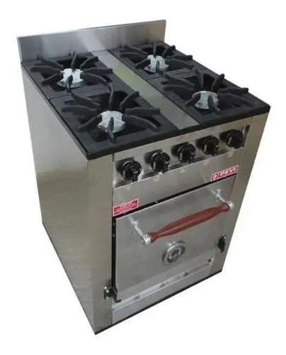 Cocina Pevi 55 Cm Horno Pizzero Industrial Base Ladrillos Refractarios  Rejas De Fundición | MercadoLibre