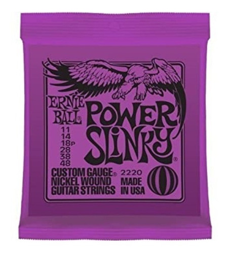Encord Guit/electrica Ernie Ball 2220(11-48) Power Slinky