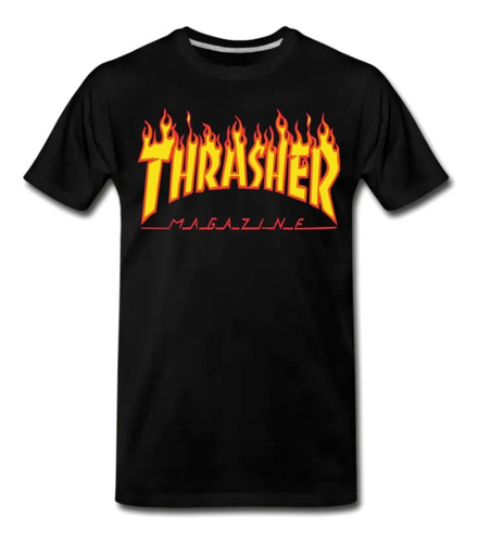Thrasher Flame Playera Envió Gratis