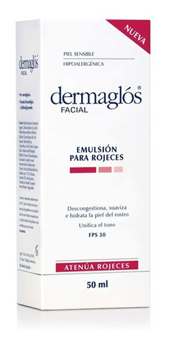 Dermaglos Emulsion Rojeces F30 50ml.
