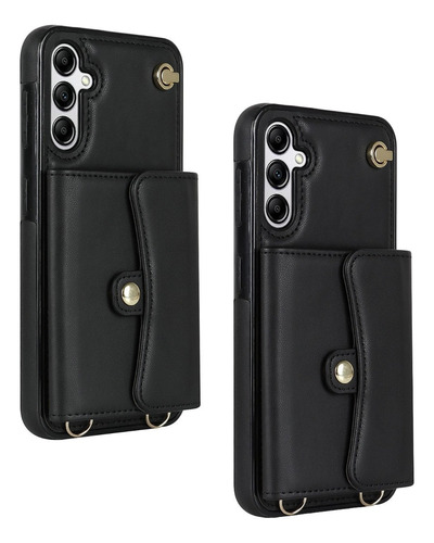 2×funda Tipo Cartera Con Correa For Samsung 2023