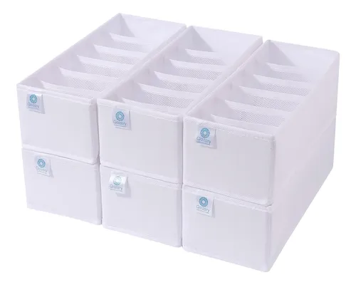comprar Qozary Paquete De 6 Divisores Organizadores De Cajones De Ro