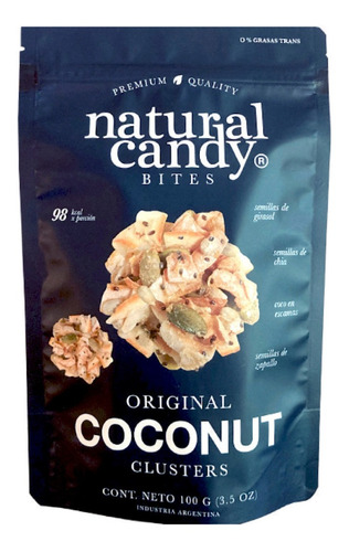 Granola Clusters Original Coconut Natural Candy 100 Gr 