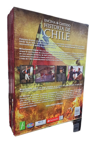 Historia De Chile (10 Tomos) / Encina & Castedo