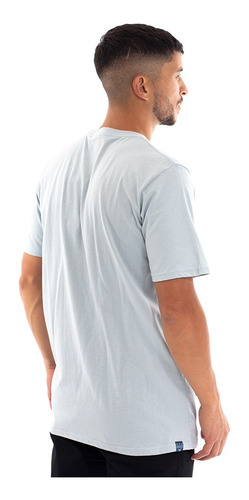 Imagen 5 de 7 de Polera De Hombre Hang Loose In Surf We Trust Celeste