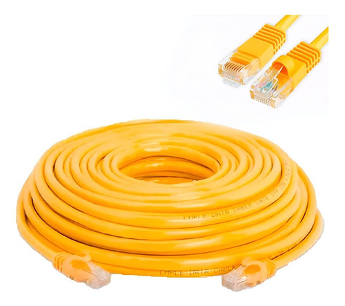 Cable Internet Rj45 Lan Red Cat 6e Ethernet De 30 Metros