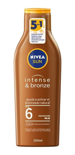 Nivea Sun Bronceador Protect & Bronze Fps 6