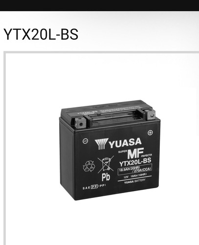 Batería Yuasa Ytx20l -bs.