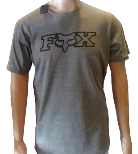 Remera Fox Legacy Vintage Gris Intermedio- All Motors-