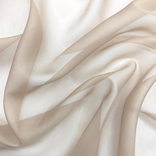 Tela Voile 1 Metro X 3,0 Ancho Ideal Cortinas Decoracion Beige Liso