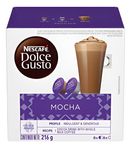 Café Nescafé® Dolce Gusto® Mocha 16 Cápsulas
