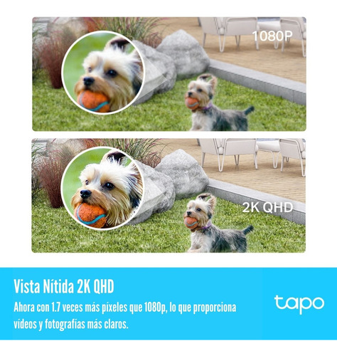 Cámara Wifi Tp-link Tapo C420 2k Qhd Crystal Clear View