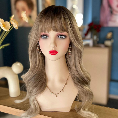 Cabezal De Maquillaje Mannequin Pvc Head Estable Stand Head