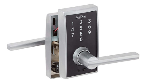 Schlage Lock Company Fe695cen626lat Century Keyless, Cromado