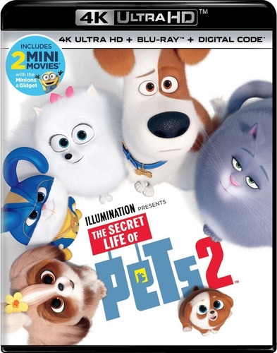 4k Uhd + Blu-ray La Vida Secreta De Las Mascotas 2 / Pets 2