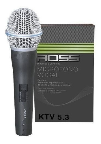 Micrófono Ross Ktv5.3 Dinámico