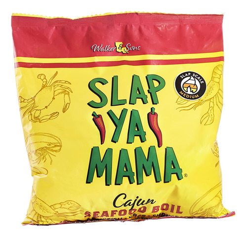 Slap Ya Mama Condimento De Cajn , Marisco Hervido, 4 Libras