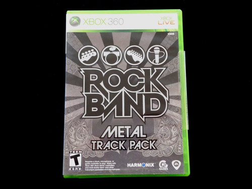 ¡¡¡ Rock Band Metal Track Pack Para Xbox 360 !!!