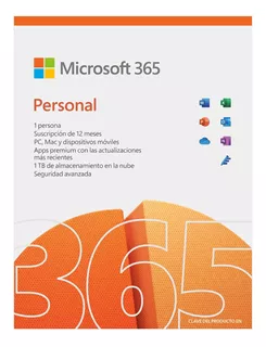 Microsoft Office 365 1 Usuario 12 Meses