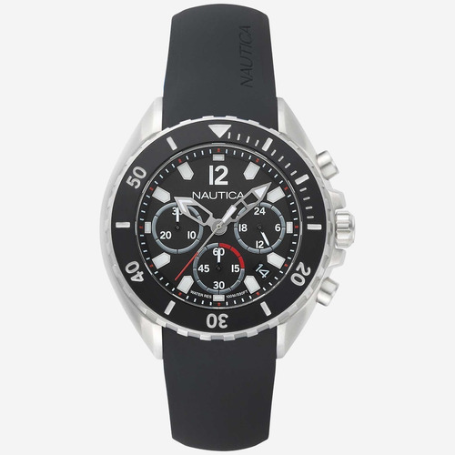 Reloj Caballero Náutica Silicona Nad15512 Original