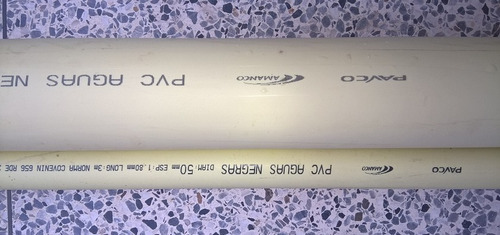 Tubo Pvc 114mm Aguas Servidas 300cm Marca Pavco