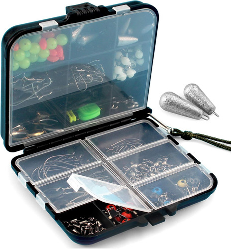 Kit Accesorios D/pesca Scotank Anzuelos/negros/90pcs