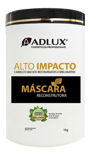 Mascara Reconstrutora Capilar Alto Impacto Adlux Bsk Liss