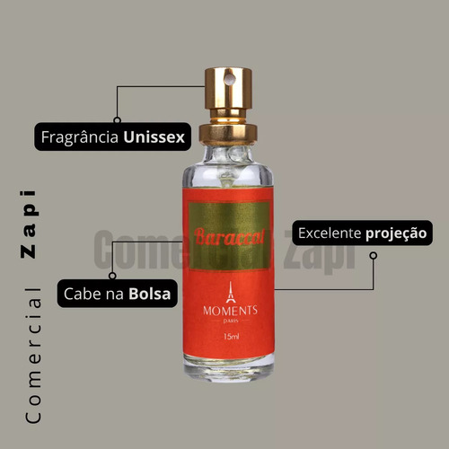 Moments Paris Inspiração Baraccat Arabe 15ml de bolso EDP 15ml