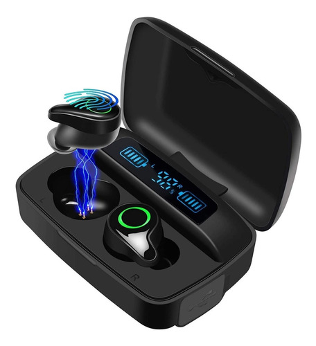 Earbuds Duoten Audífonos Inalámbricos Bluetooth Ipx7 Hi-fi 