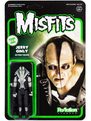 Super7 Misfits Reaction Jerry Only ( Brilha No Escuro )