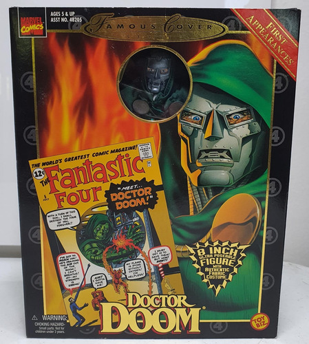 Toy Biz Fantastic Four Doctor Doom 1998 Famous Cover 8 Inch 