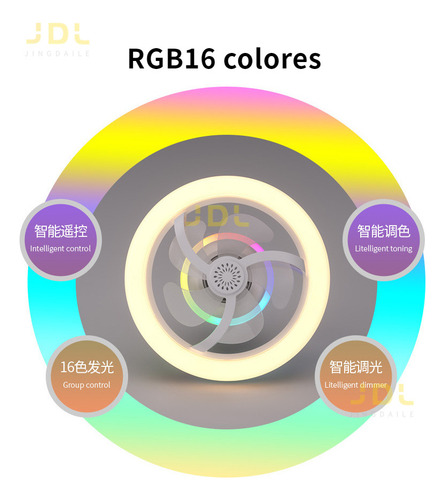 Techo Aromaterapia De16 Colores Se Pueden Girar 360°lampara