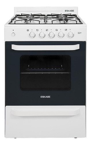 Cocina Eskabe Q7 B 57 Cm Ceramic Blanco Multigas Cuota