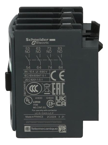 Bloque Contactos Auxiliare Schneider Electric Ladn40