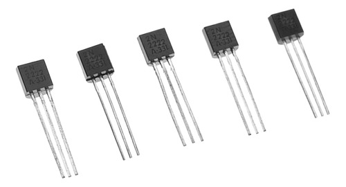 100pcs 2n2222 To-92 Paquete Npn 40v 0.8a Tipo De Transistor