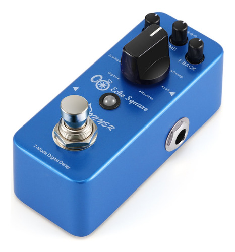 Pedal De Retardo Donner Echo Square Digital, 7 Modos, Guitar